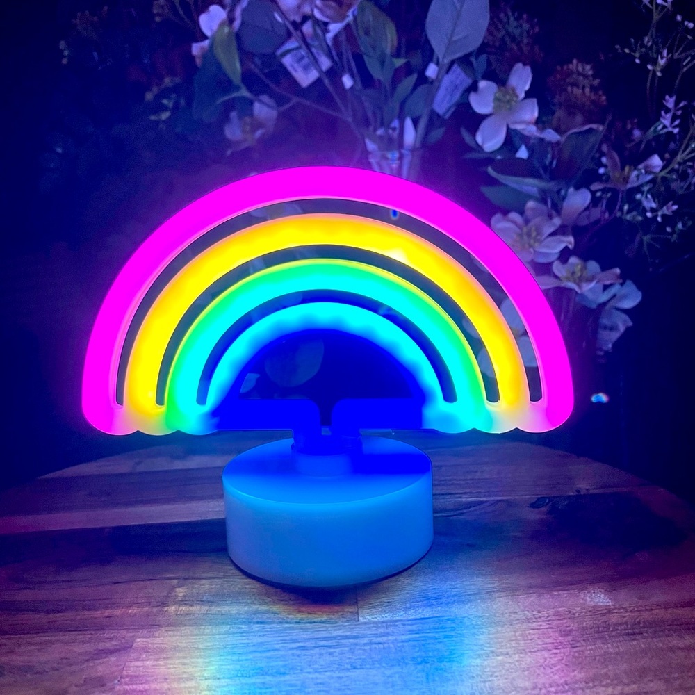 HP Neon LED Portable Rainbow Light with on/off switch - Picture 6 of 12